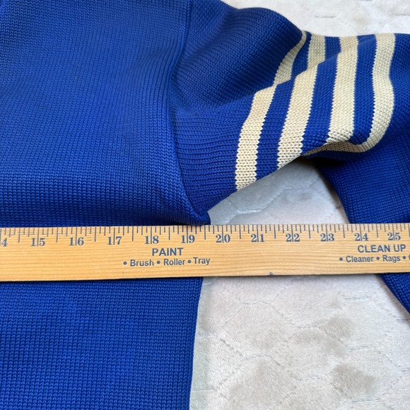 VTG 40s 50s Bill Hatch Wool Varisty Letterman's Sweater USA Made Blank No Patch - Picture 9 of 12